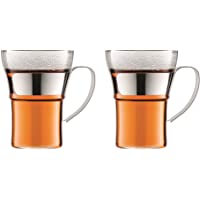 Bodum Set de Tazas de Café-Té Medianas- Chrome- 0.35 l